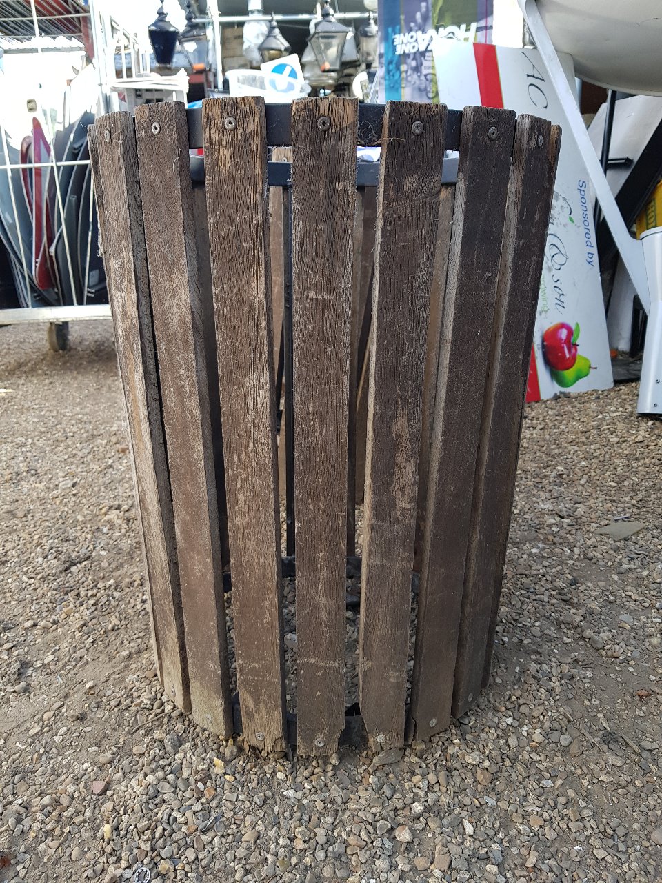 Wood Slate Bins