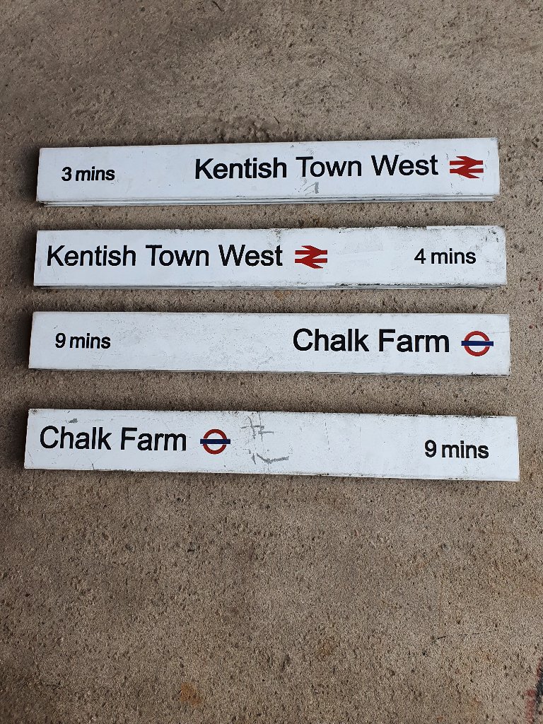 Railway & London Underground Aluminium Finger Post Signs