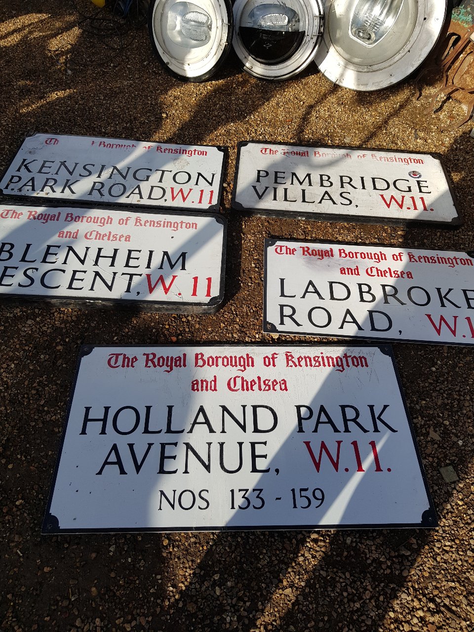 Kensington & Chelsea Street Name Signs – Various Ref SKU = A71