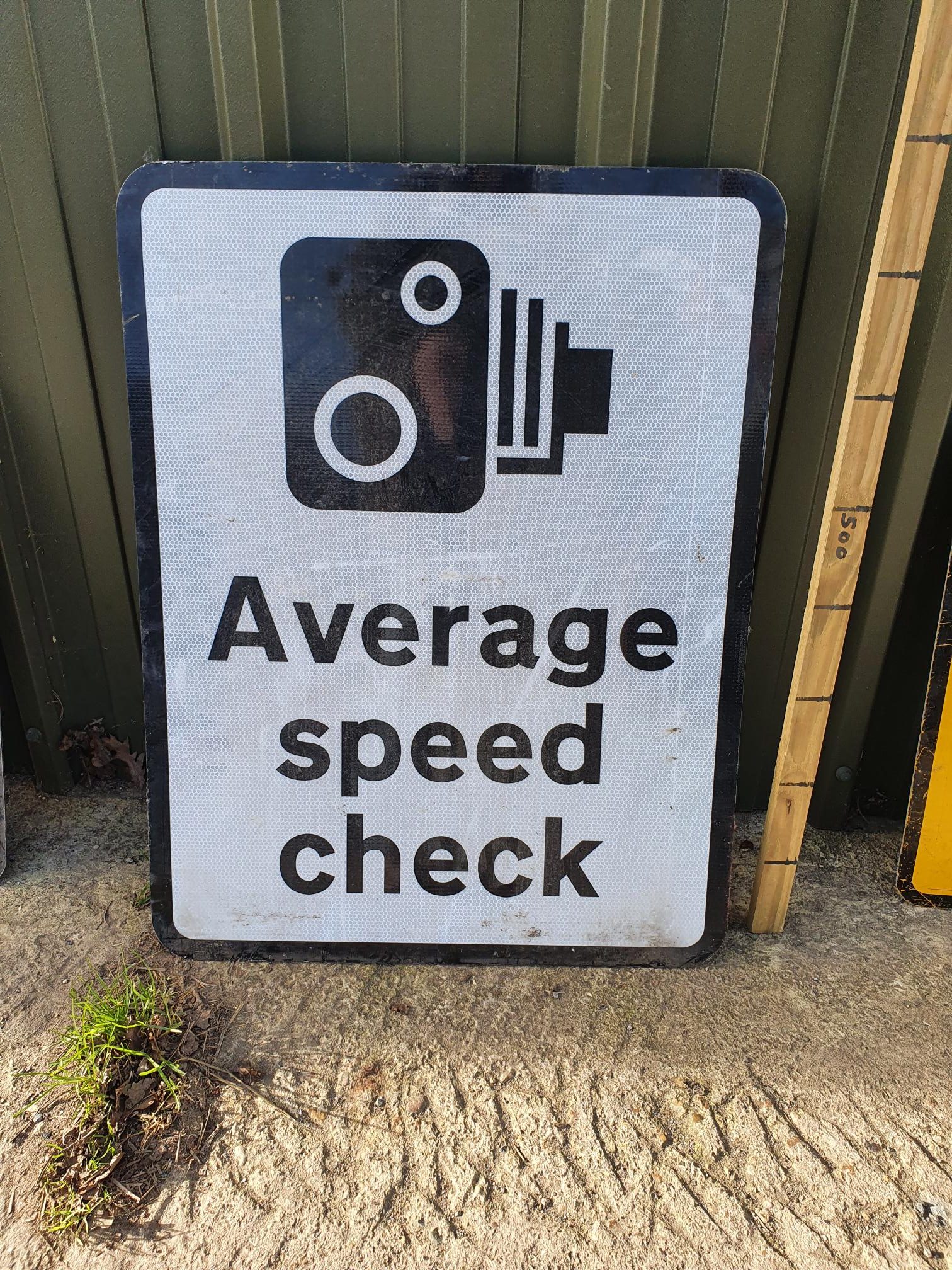 Sign – Average Speed Camera