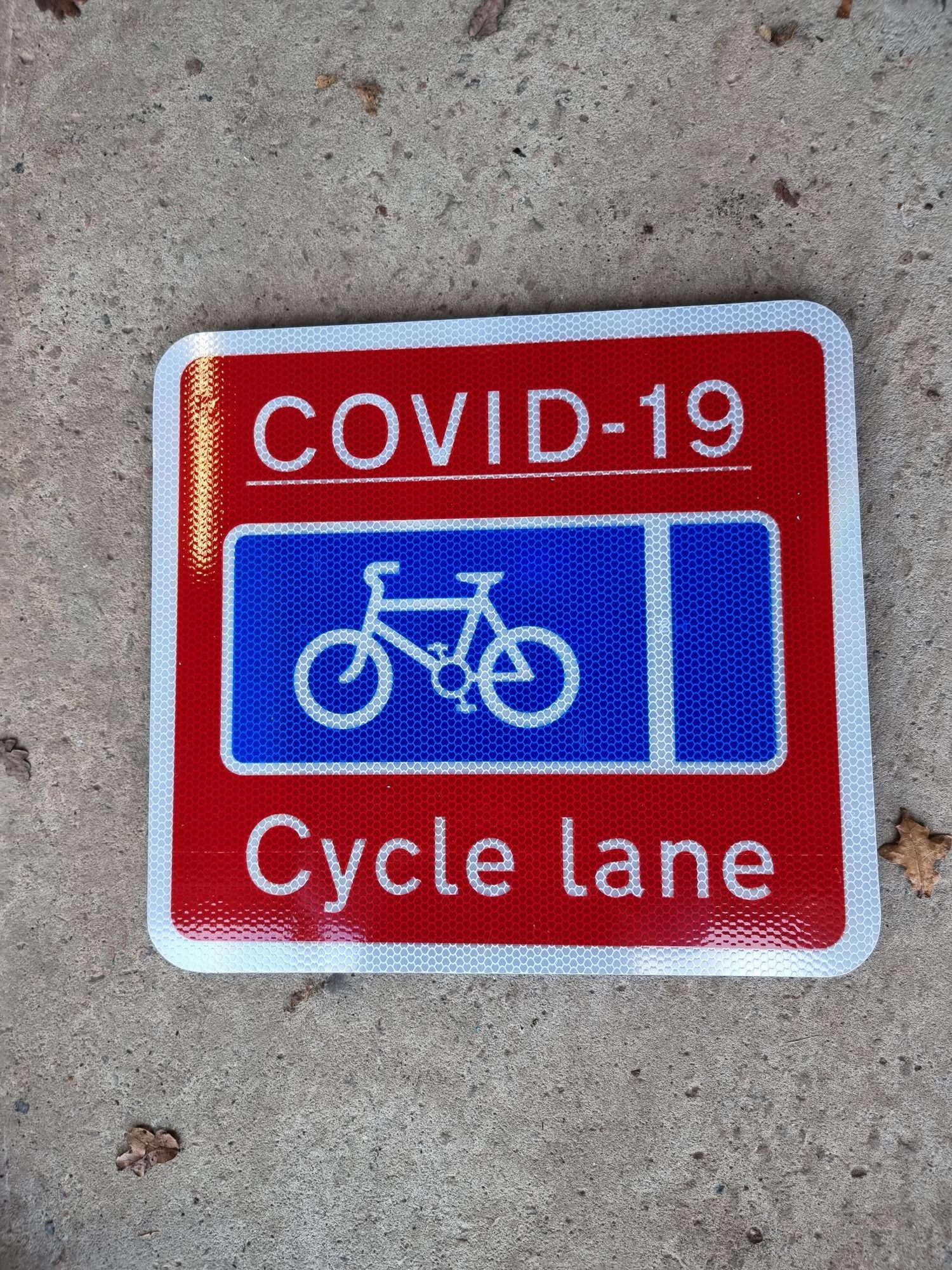 Covid 19 Cycle Lanes Signs
