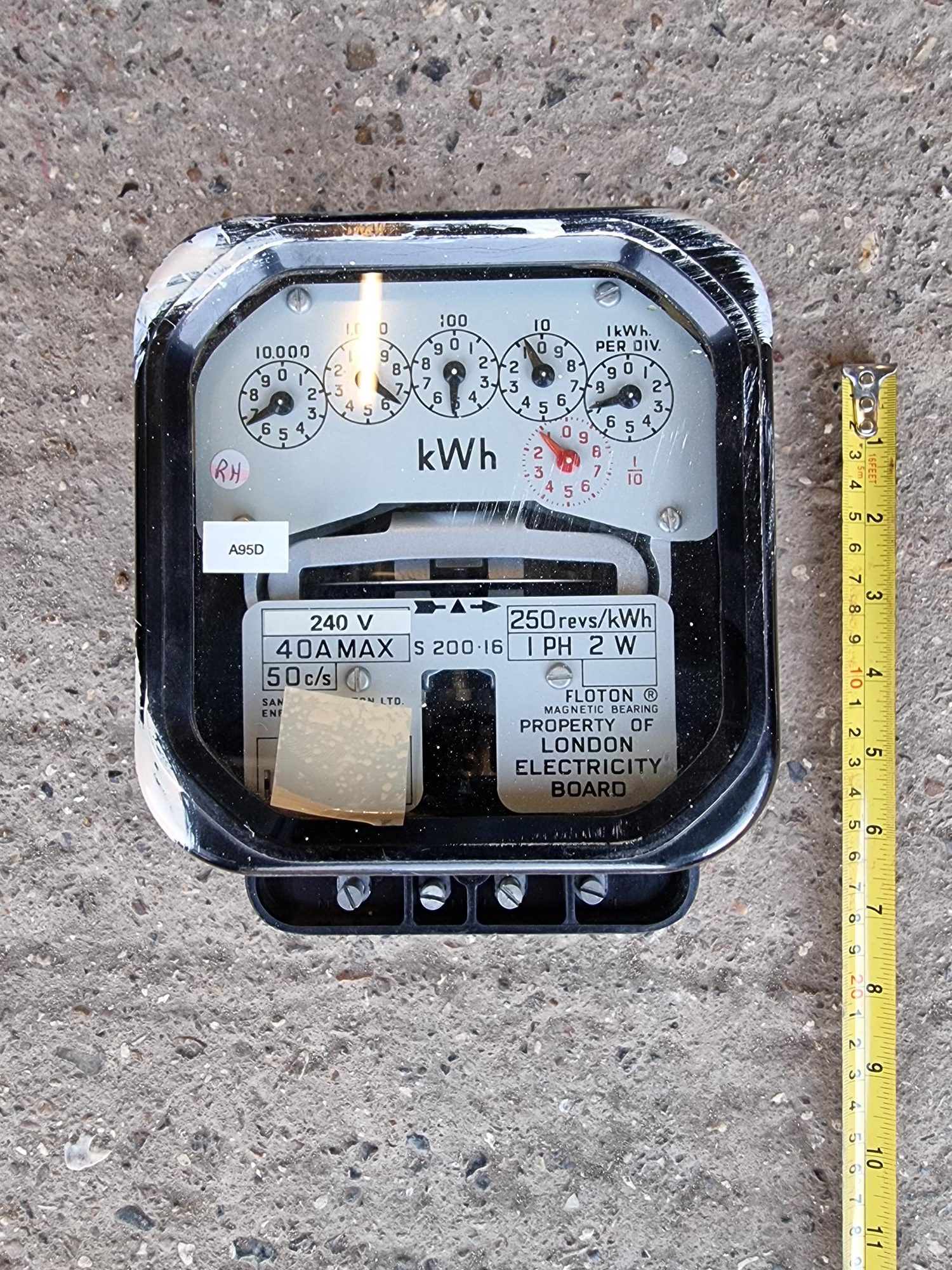 Old Domestic Electric Meters