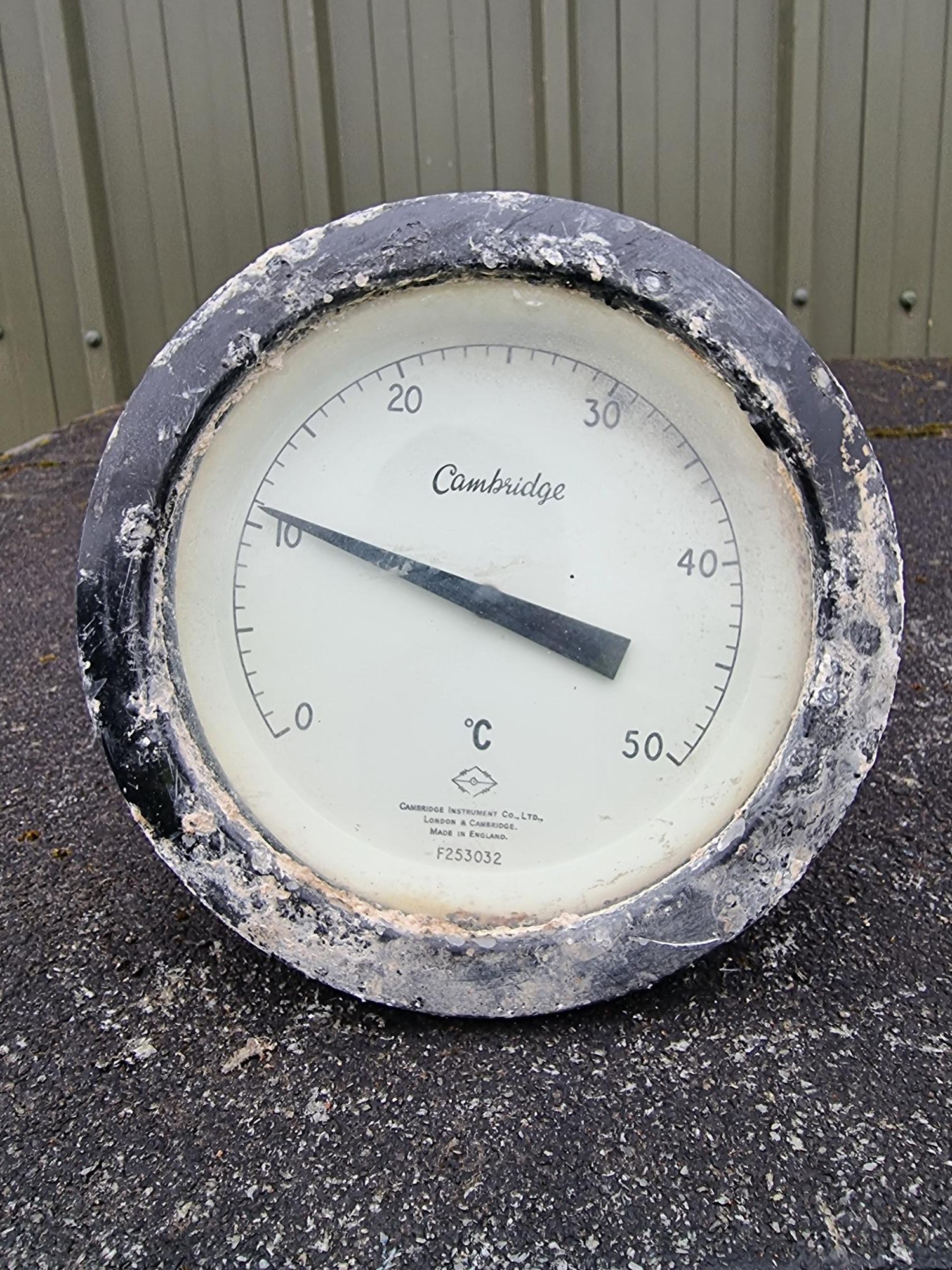 Cambridge Temperature Gauge 0c 6 inch Dial