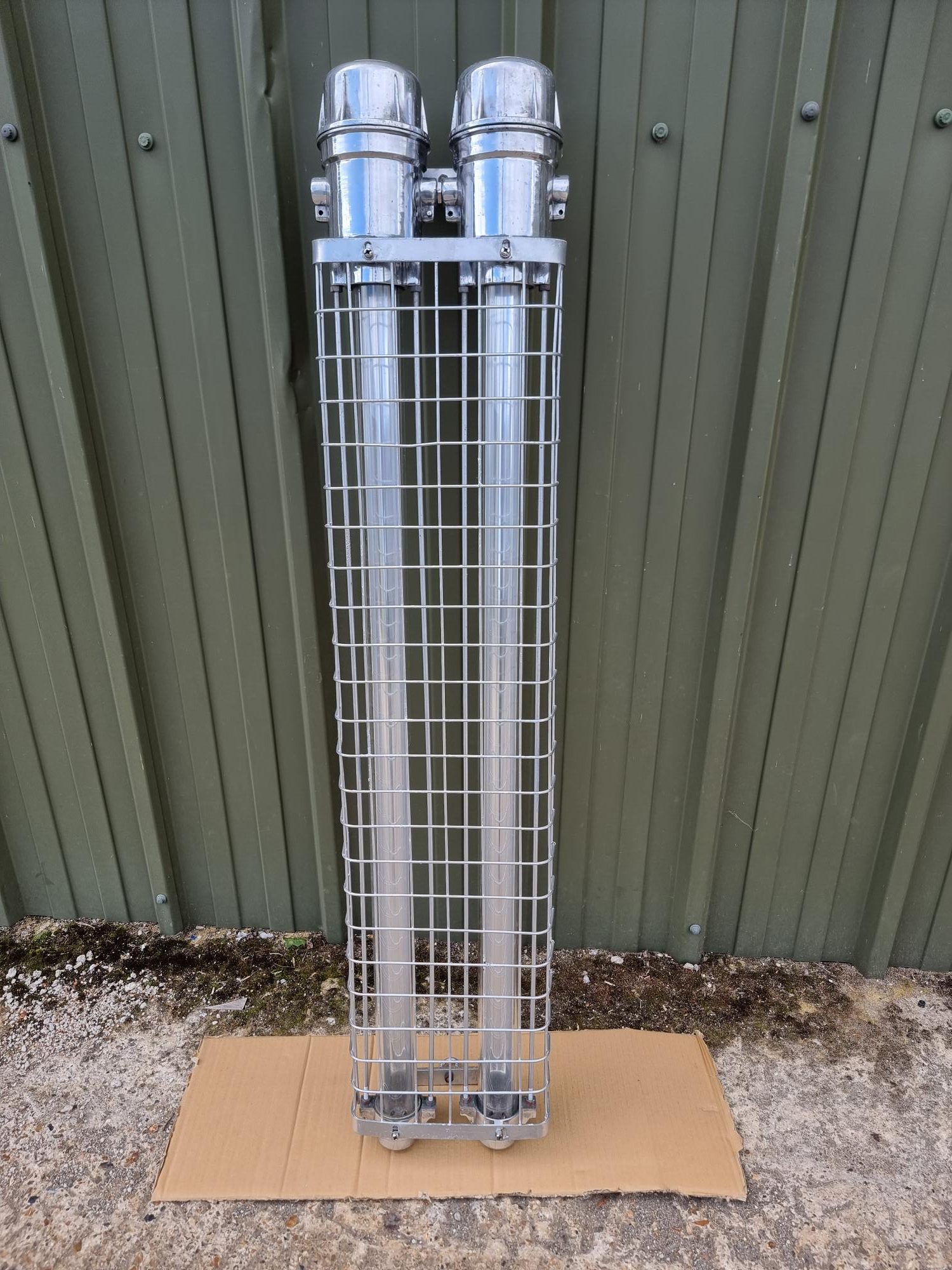 Twin Explosion Proof Caged Light