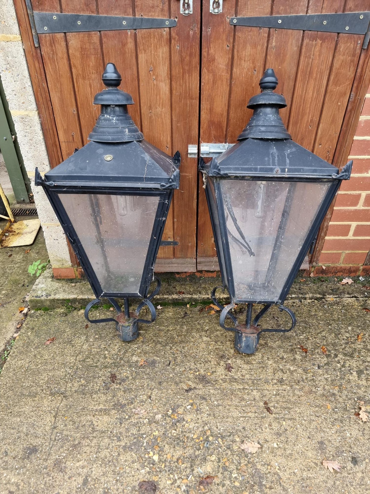 Rare Vintage Copper Lights