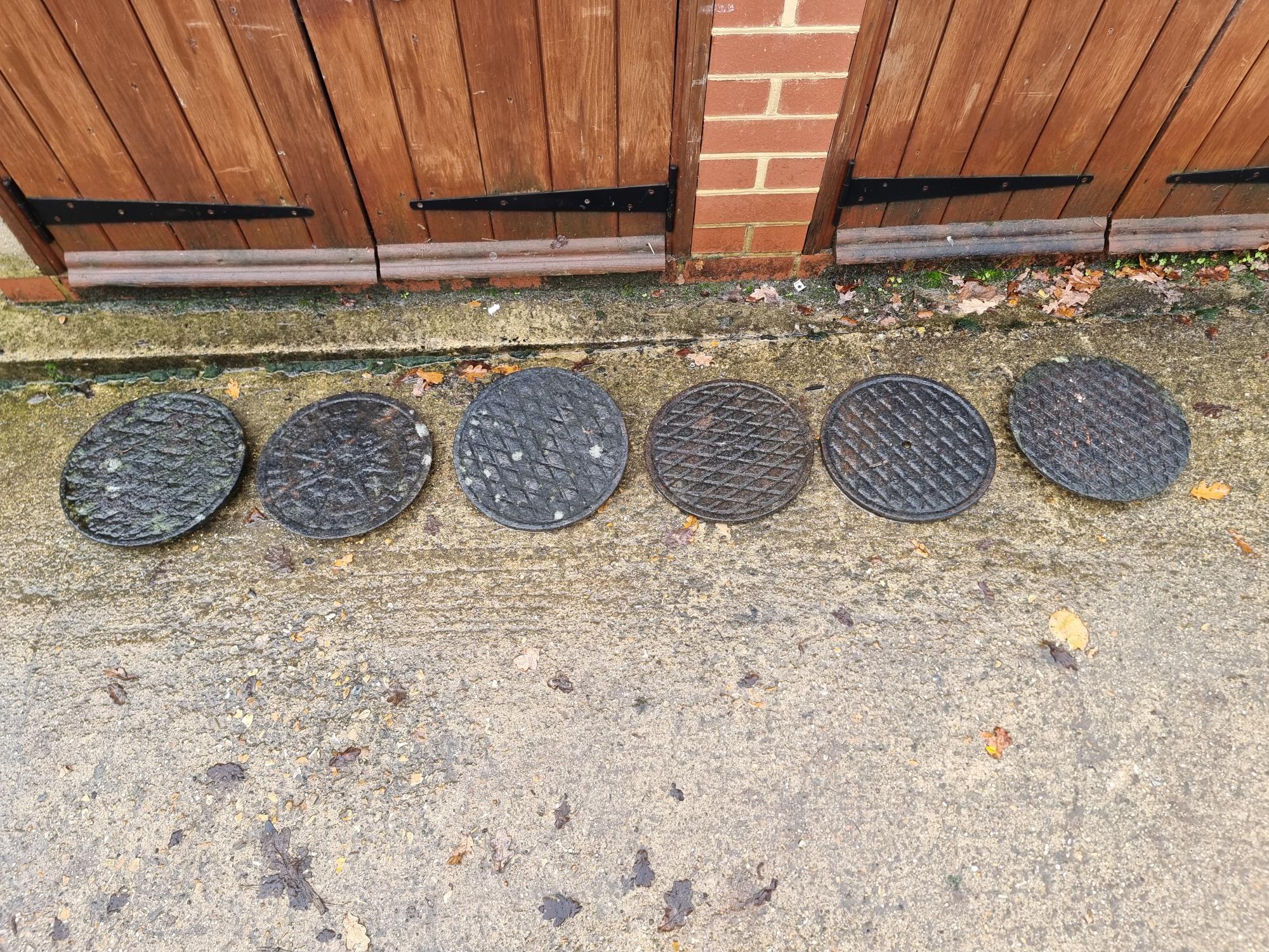Coal Hole Covers 300 mm Dia Cast Iron