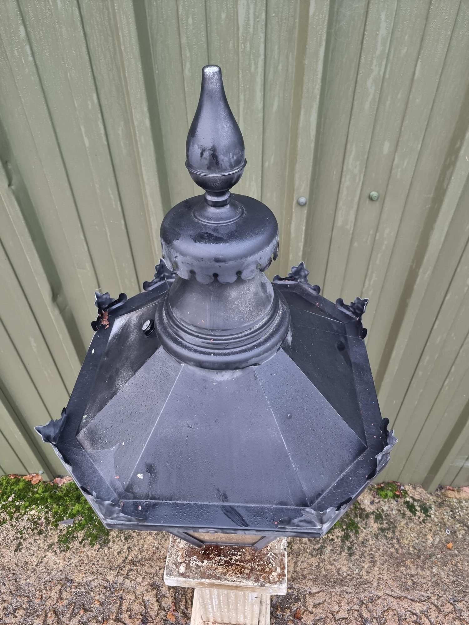 Rare Sugg Ornate Vintage Light 8 Sided Copper Construction - Image 5