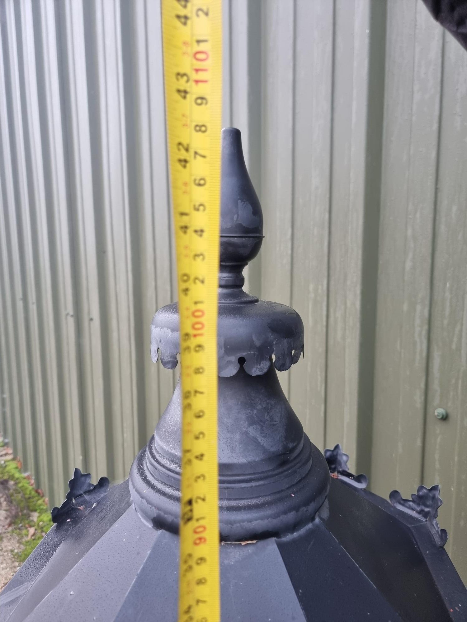 Rare Sugg Ornate Vintage Light 8 Sided Copper Construction - Image 12