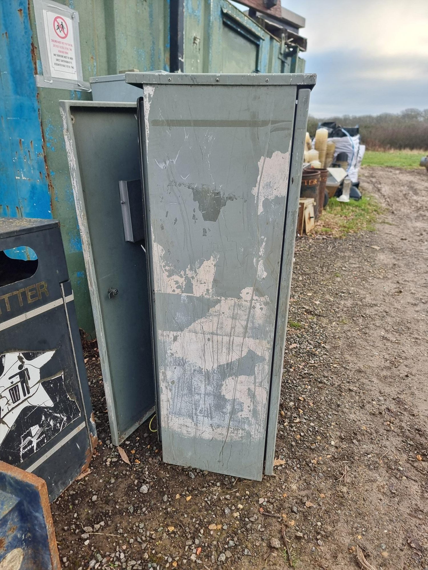 Large Double Door Outdoor Electrical Cabinet - Image 3
