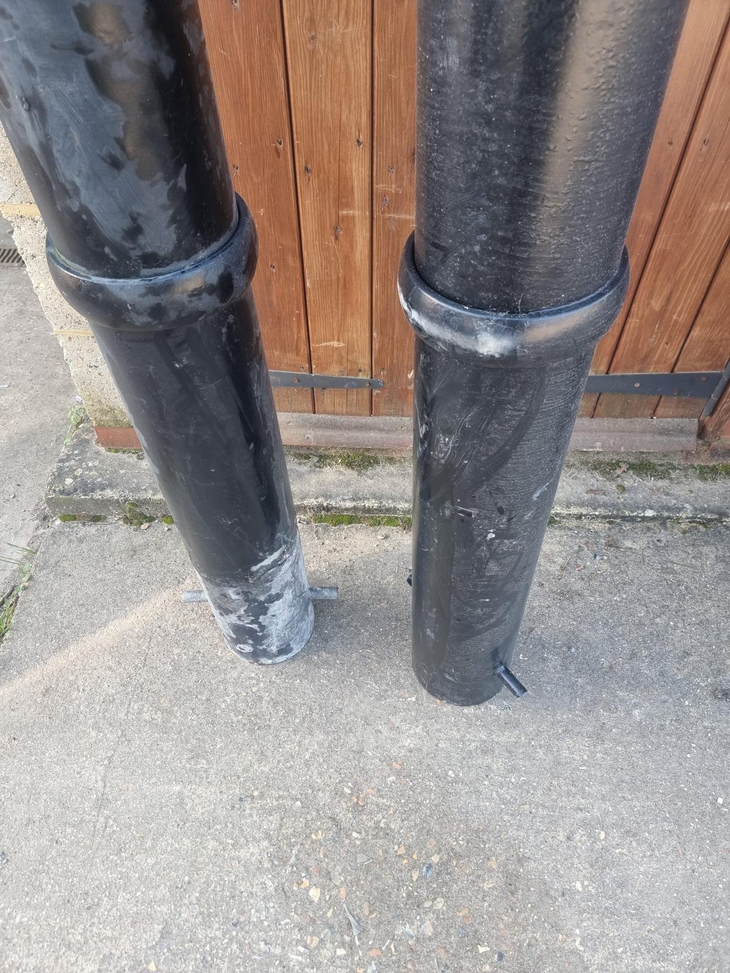 Cast Steel Hollow Bollards Solid Cast Iron Ball Top - Image 3