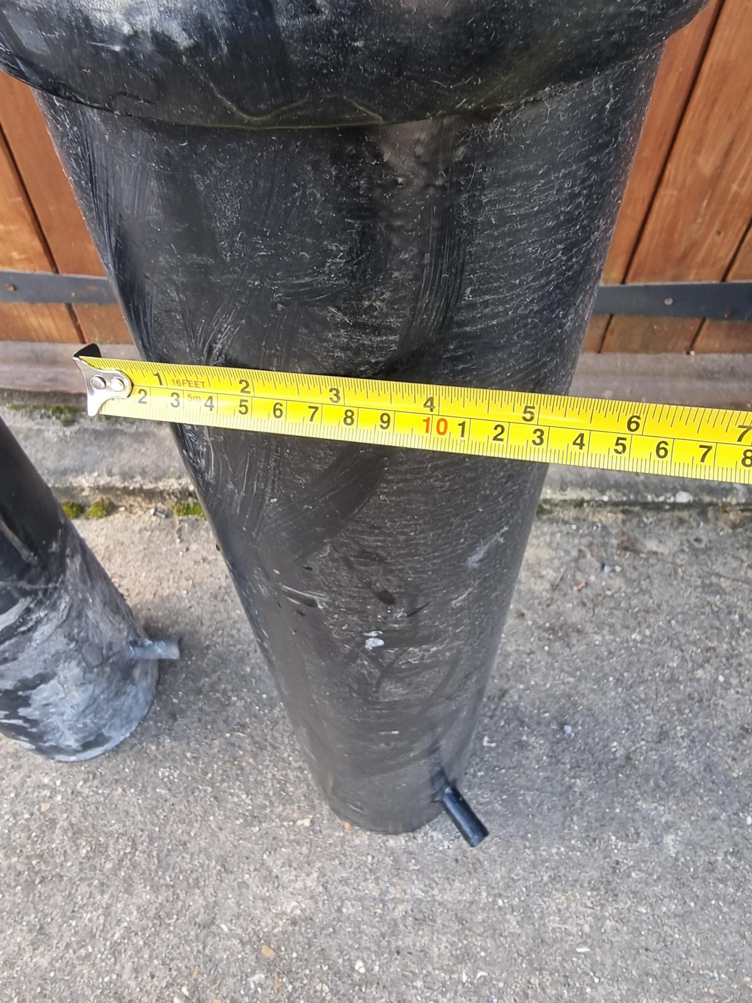 Cast Steel Hollow Bollards Solid Cast Iron Ball Top - Image 4