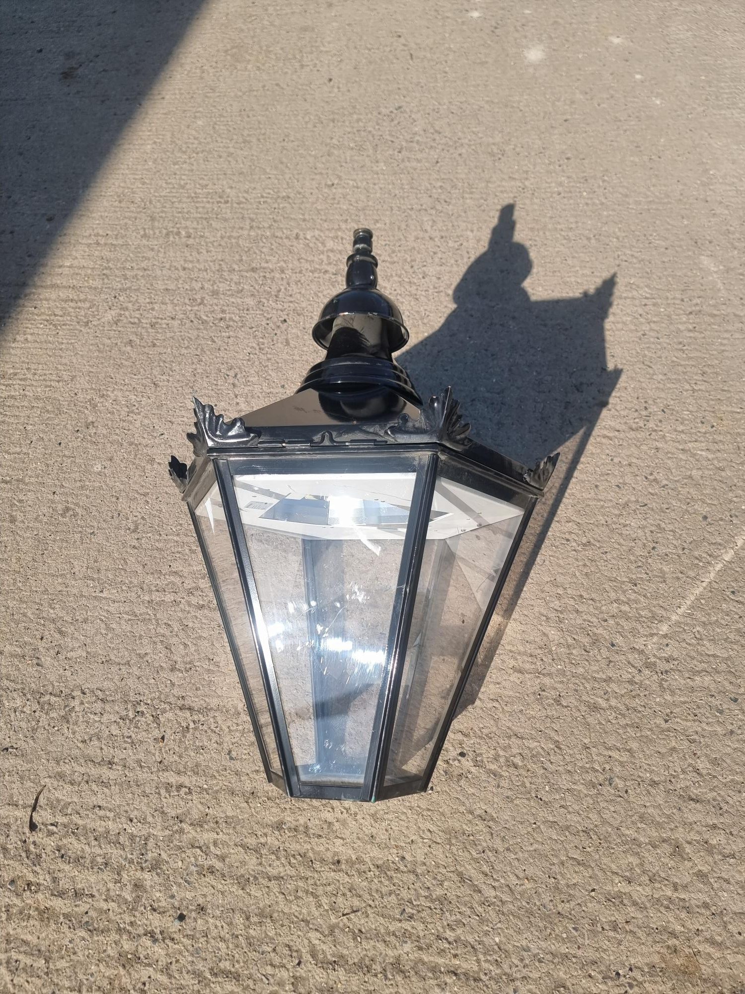 DW Windsor Light Knightbridge Model Hanging Style Copper Construction Painted Black - Image 8