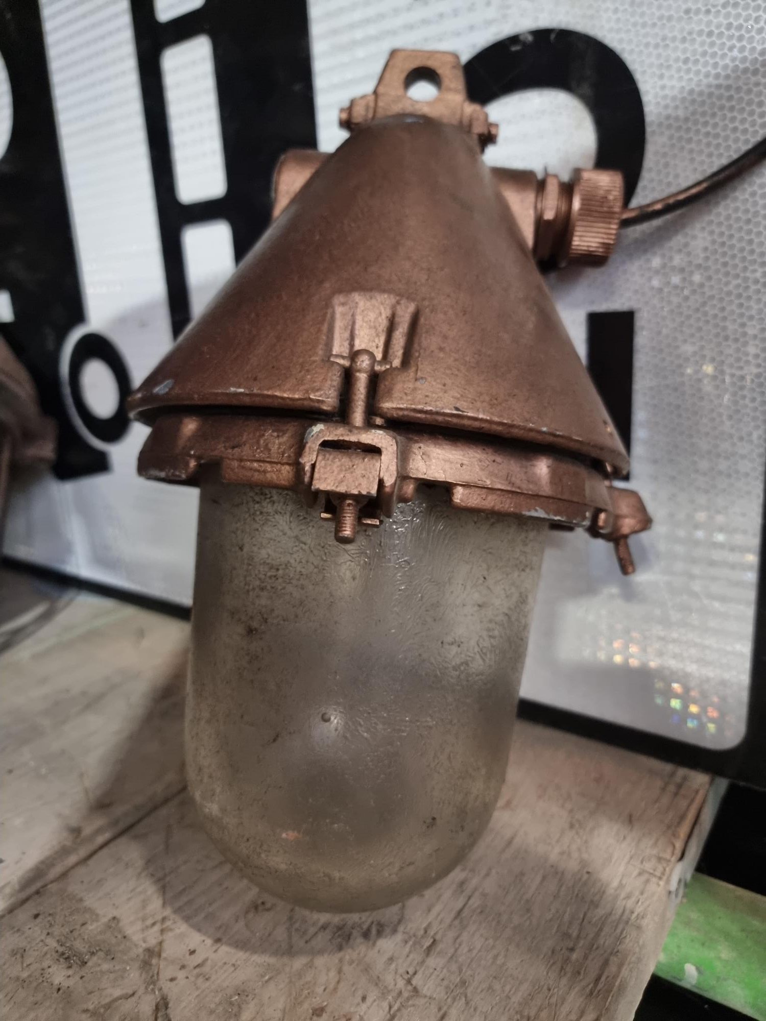 Marine Hanging Lights Glass Lens No Cage