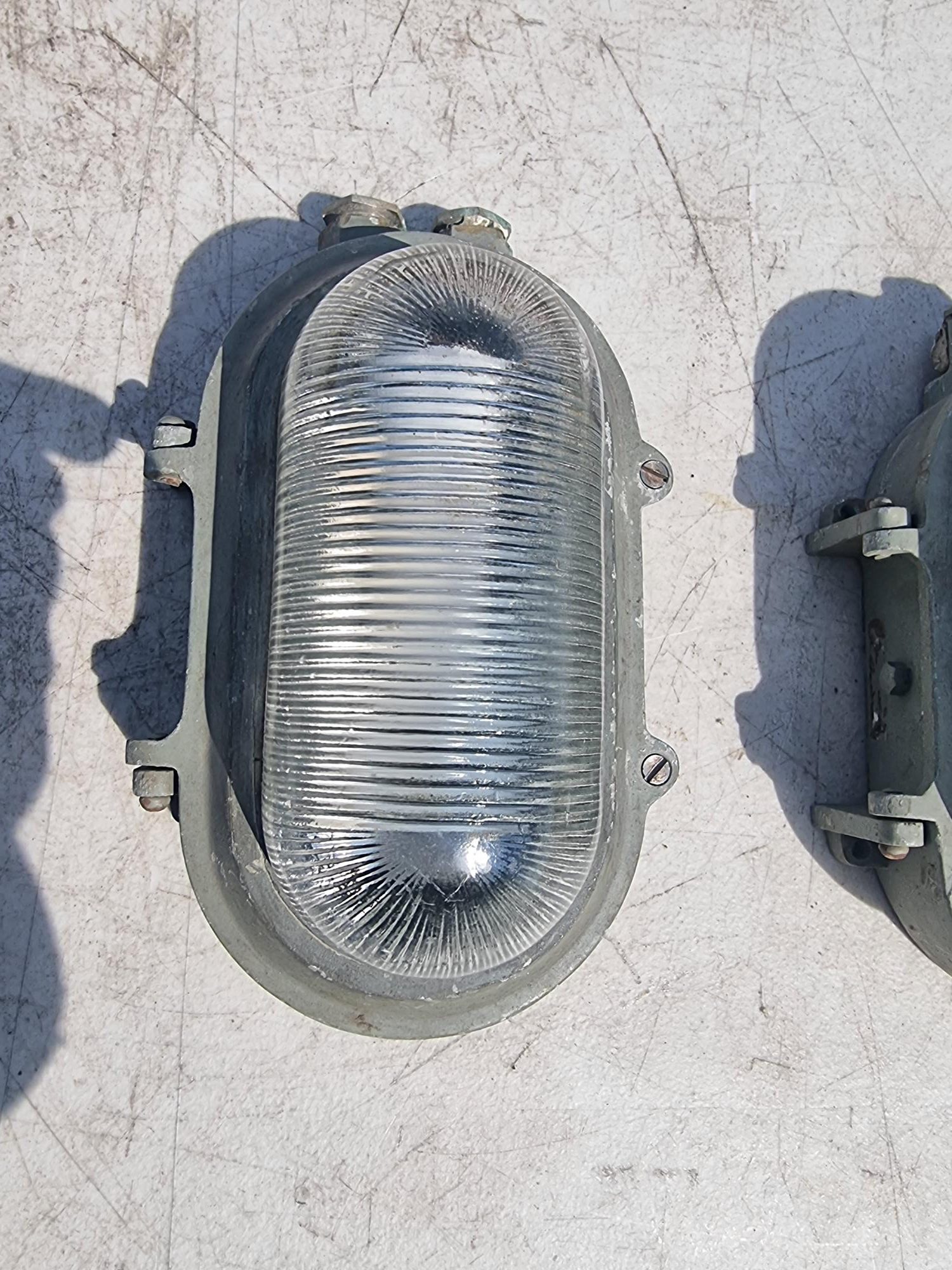 Cast Aluminium Green Bulkhead Lights