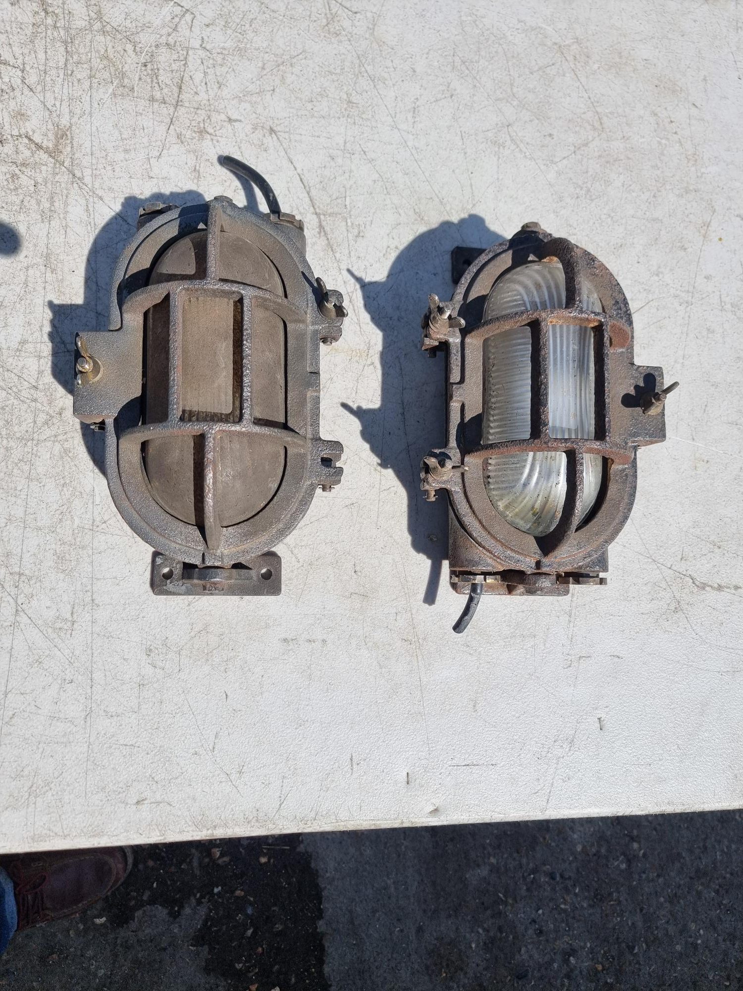 Cast Iron Tilting Bulkhead Light