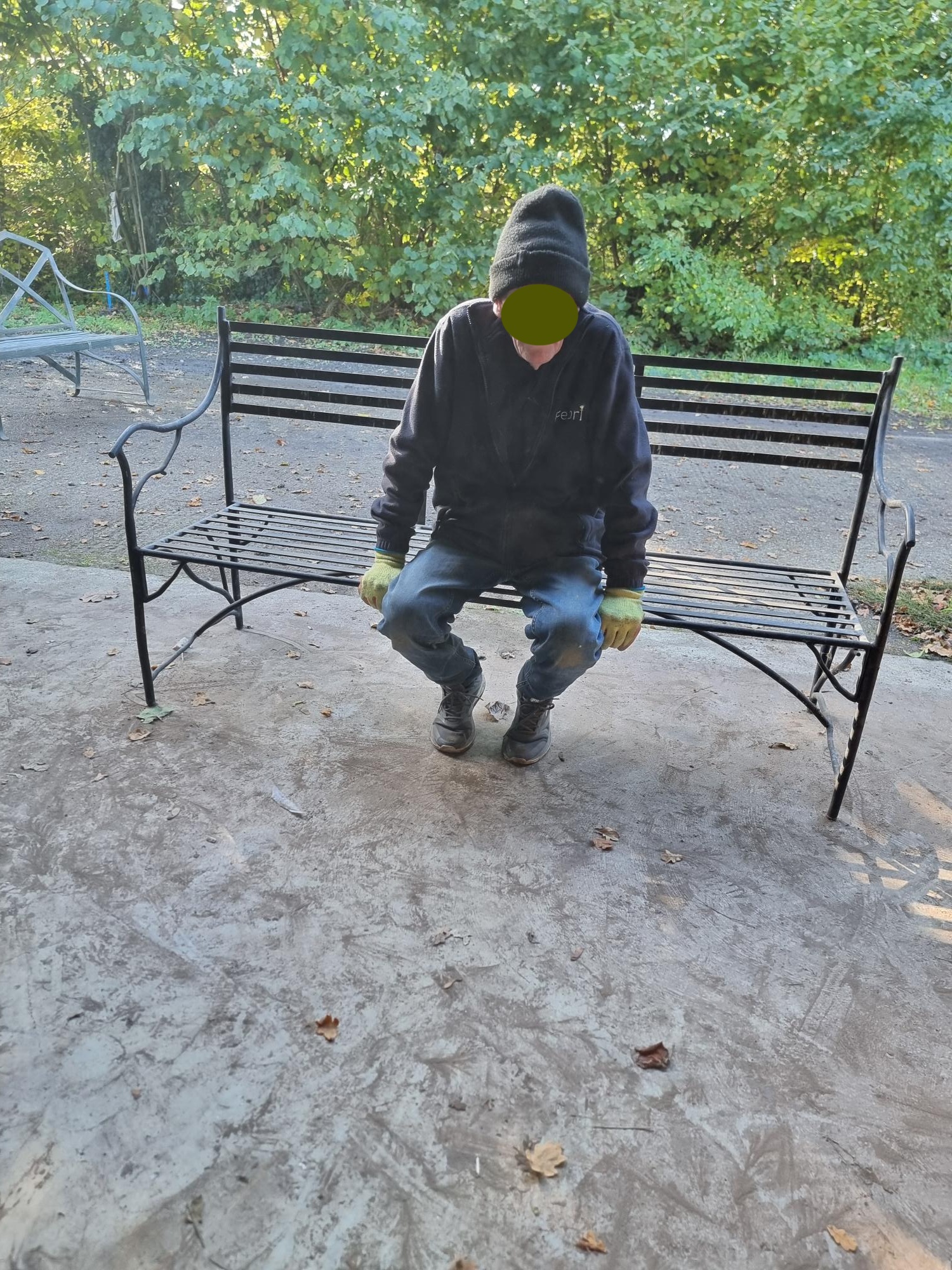 Sisingham 3 Seater Bench Metal Construction - Image 9