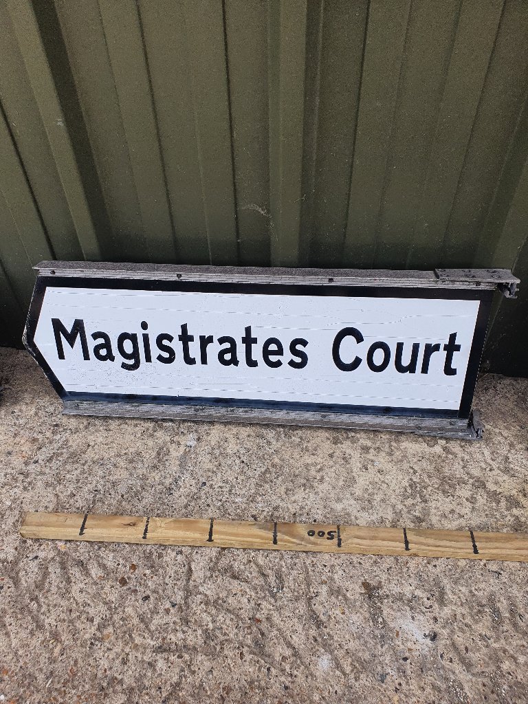 Sign – Magistrates Court