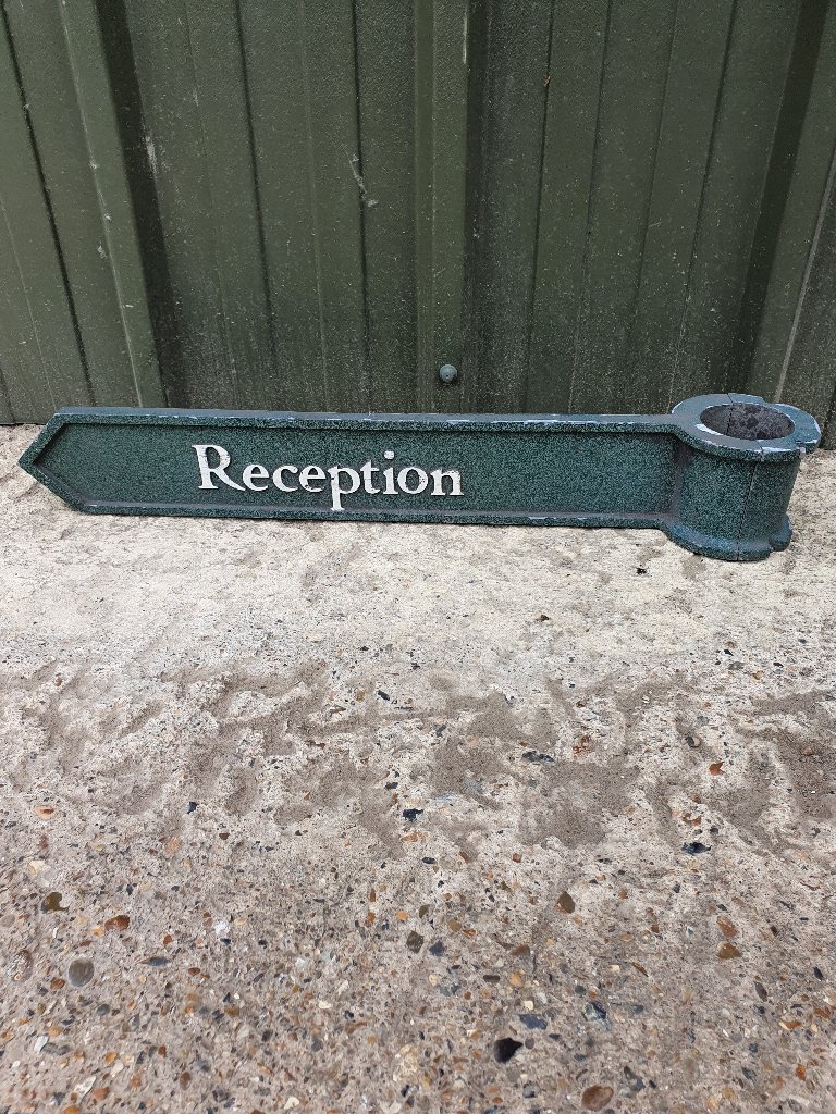 Reception Finger Post Sign
