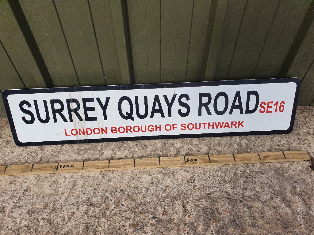Sign – Surrey Quays Rd SE16