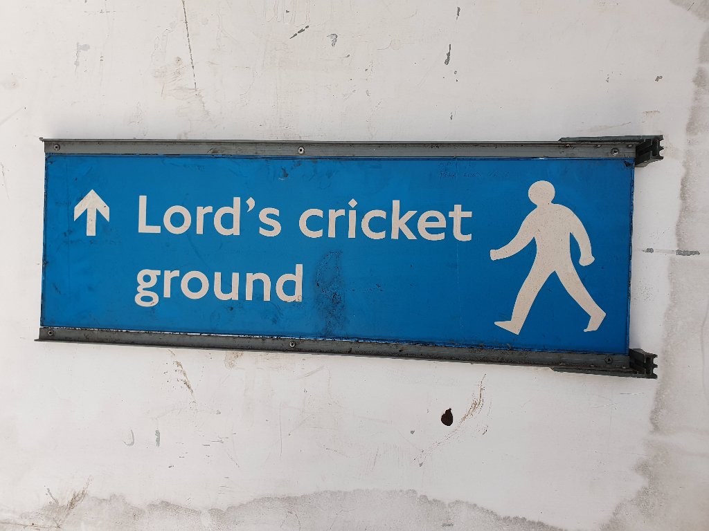 Baker Street / Lords Cricket Ground Sign