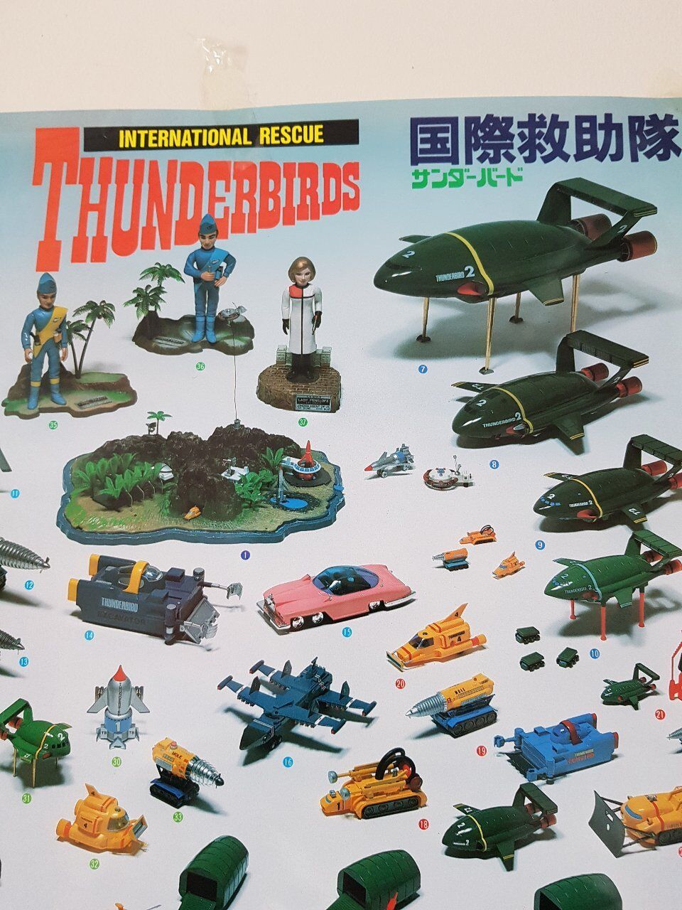 Thunderbirds Collectables Japanese Toys Poster